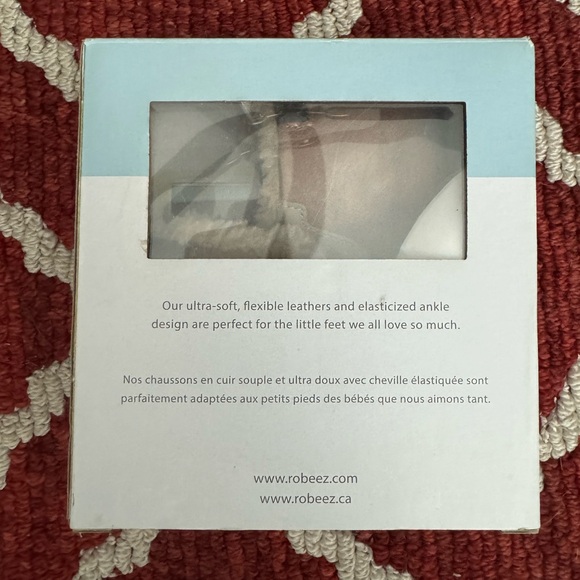 NEW IN BOX Robeez Wyatt Boot Dark Nude/Walnut 6-12 Months - Picture 5 of 8